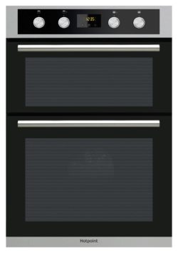 Hotpoint DD2 844 C IX Built-In Double Oven - Silver.
